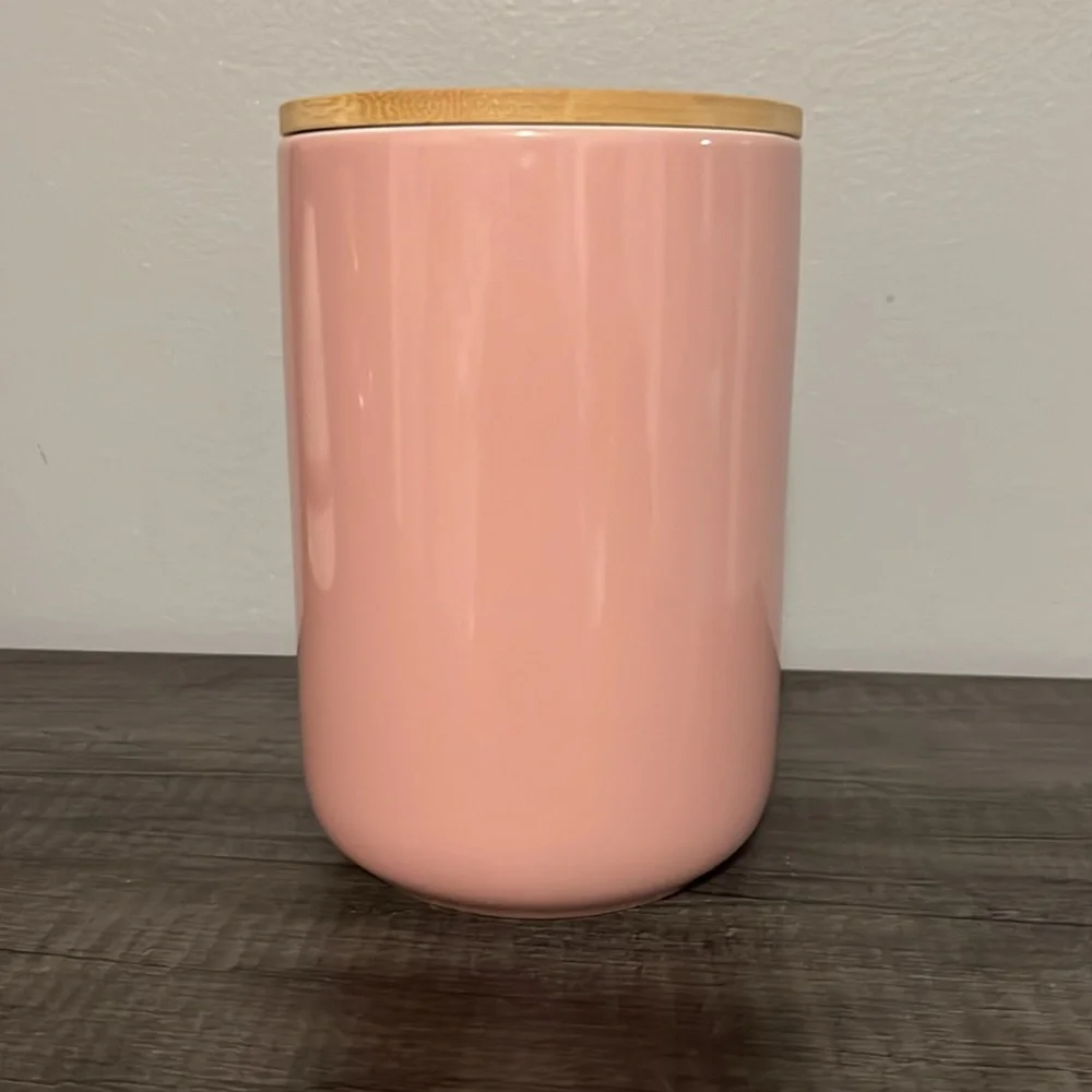 Hello kitty skeleton ceramic canister.